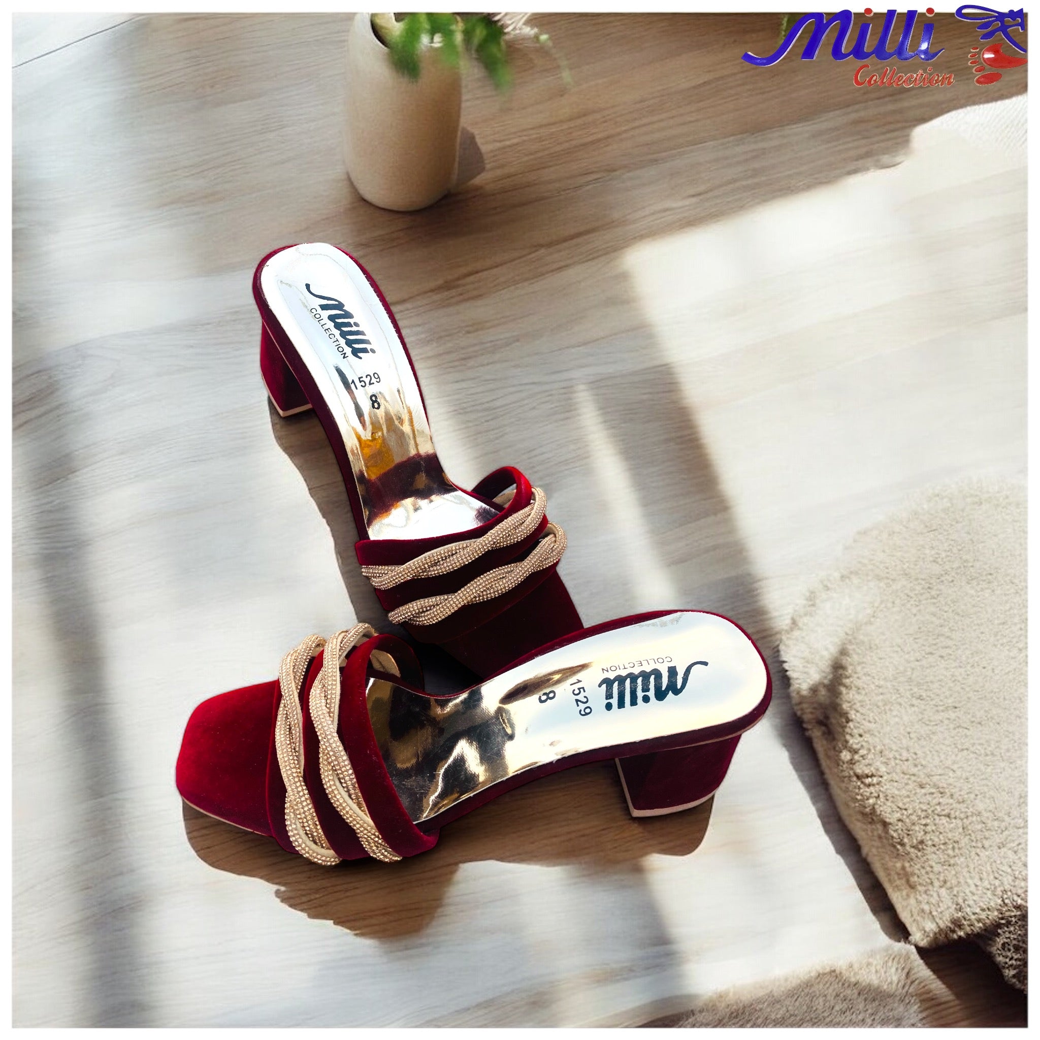 Women Fancy Block Heels Mh-442