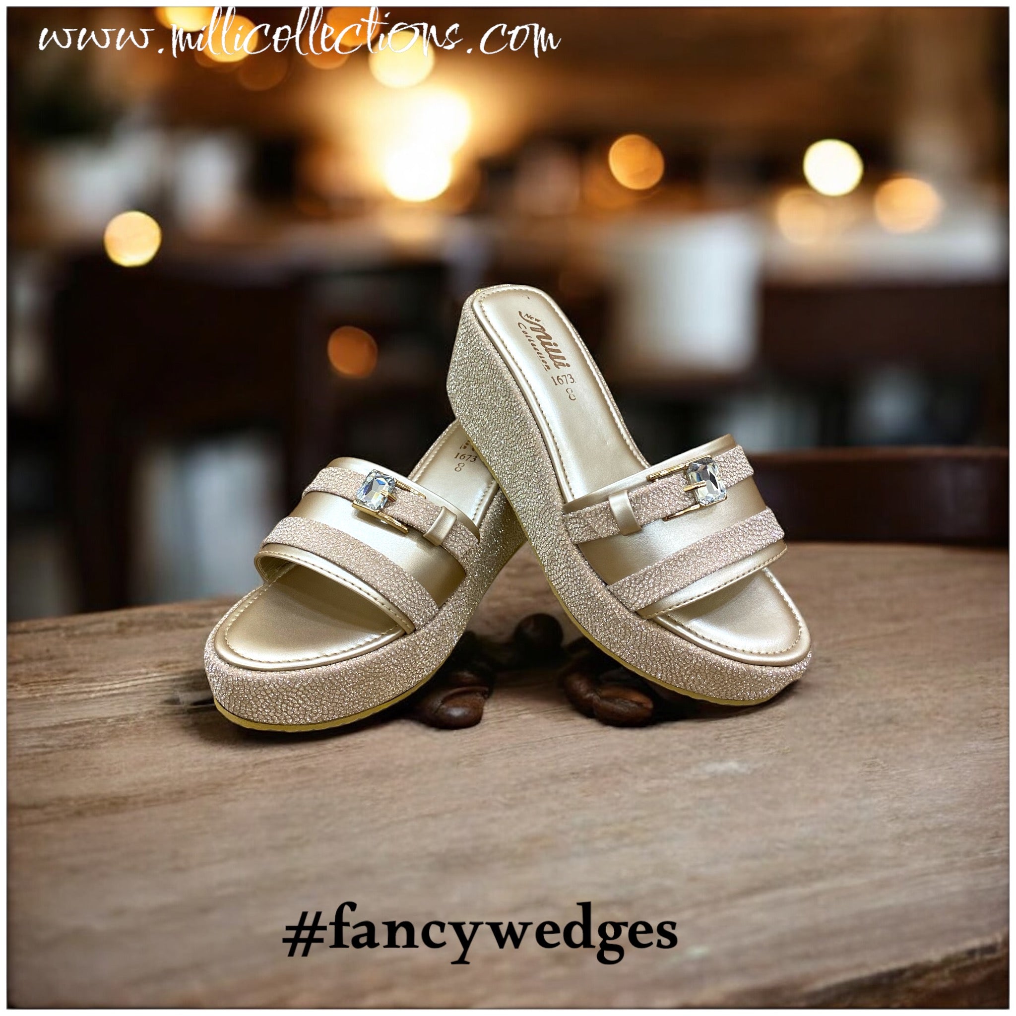 Golden Fancy Wedges Mw-101